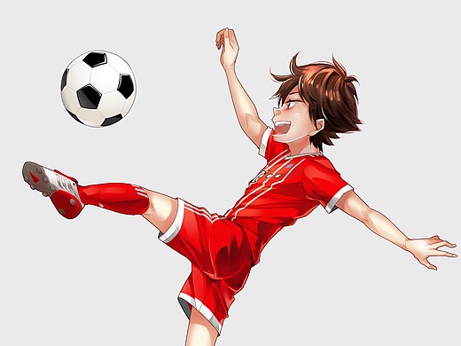 动漫 插画 足球插画-创作习作2年前动漫 二次元 角色 插画 少女  part