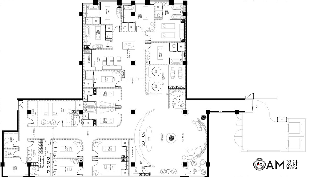 am设计安蒂森美容院设计