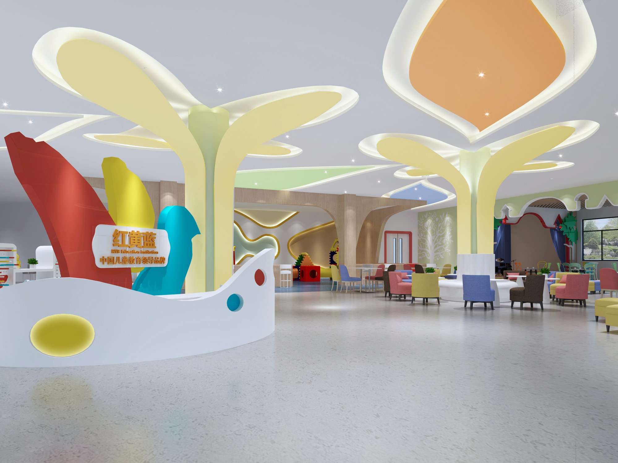 济宁红黄蓝幼儿园设计|空间|室内设计|山东天燿空间设计 - 原创作品 - 站酷 (ZCOOL)