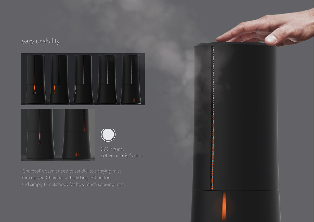 木炭（雾状加湿器）（图ZMjY5NTk4OTY4） - 电子产品 - 站酷设计师呀丶哎呦喂原创素材 - 站酷ZCOOL
