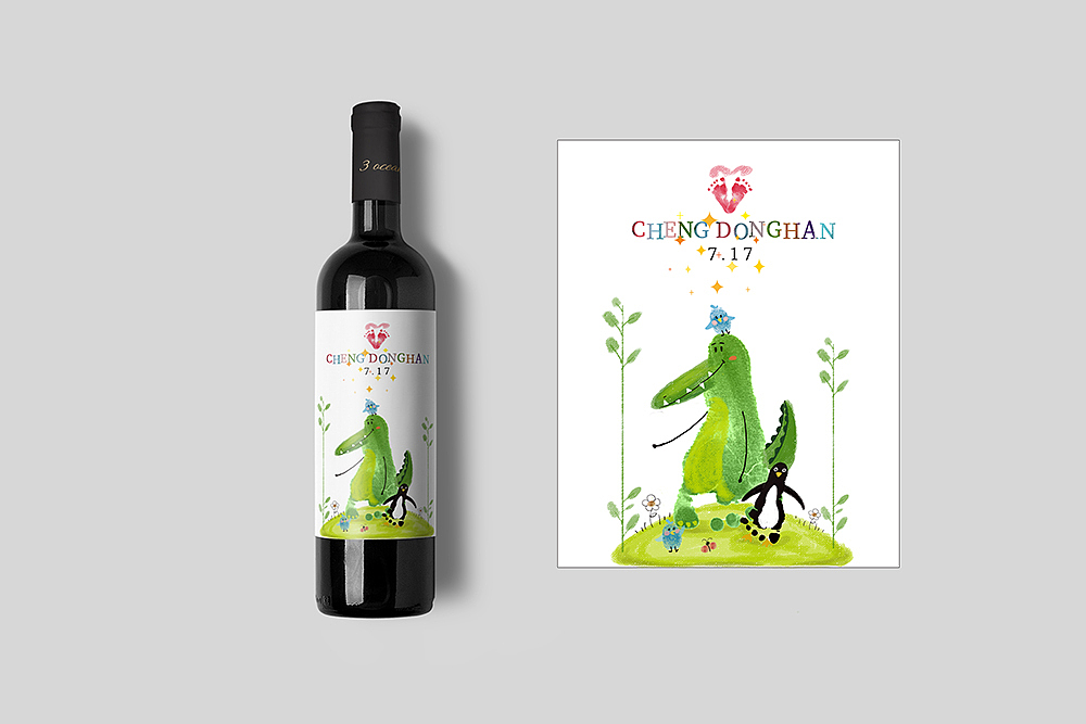 小朋友的酒标设计（图ZMTI5OTU1MDU2） - 包装 - 站酷设计师julietmao原创素材 - 站酷ZCOOL