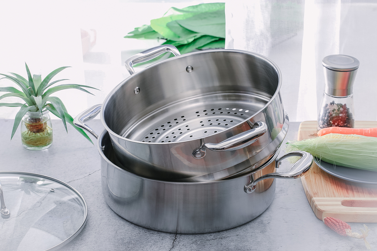 不锈钢～蒸锅（图ZMTM3MDgyODAw） - 产品摄影 - 站酷设计师弦鸟原创素材 - 站酷ZCOOL