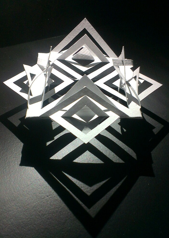 立体构成--剪纸