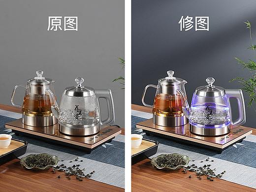 【Photoshop教程】电热水壶修图教学