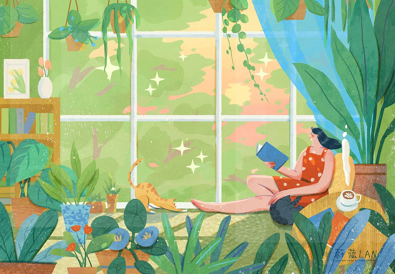 拜拜了！夏天！（图ZMzE0MTMzOTY4） - 商业插画 - 站酷设计师蔚蓝Lann原创素材 - 站酷ZCOOL