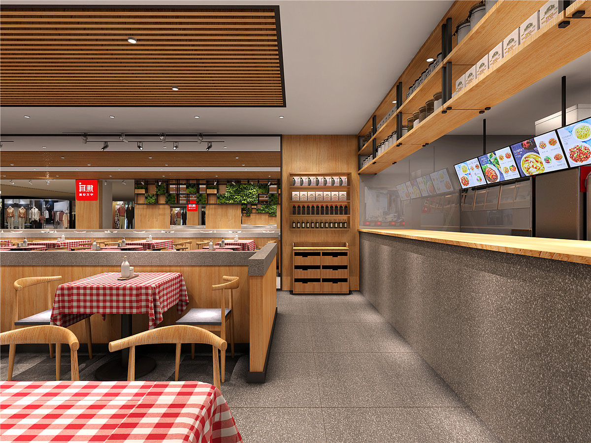 郑州中式快餐厅装修设计公司案例