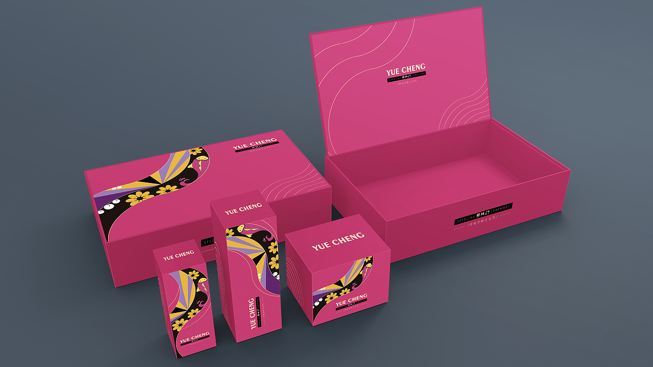 民俗风包装套盒