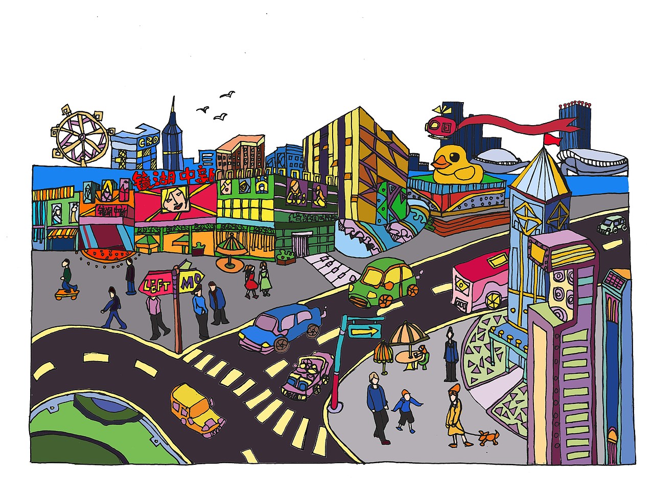 CHENXI DESIGN WORKS SHOW 镜湖中新（图ZMTUyODM2NTA0） - 商业插画 - 站酷设计师滚烫番茄原创素材 - 站酷ZCOOL