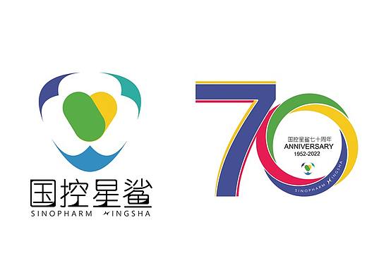 国控星鲨logo&70周年徽标设计