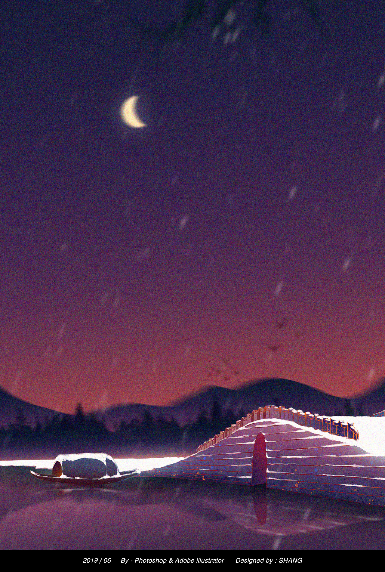 断桥残雪|插画|创作习作|尚jf_原创作品-站酷zcool
