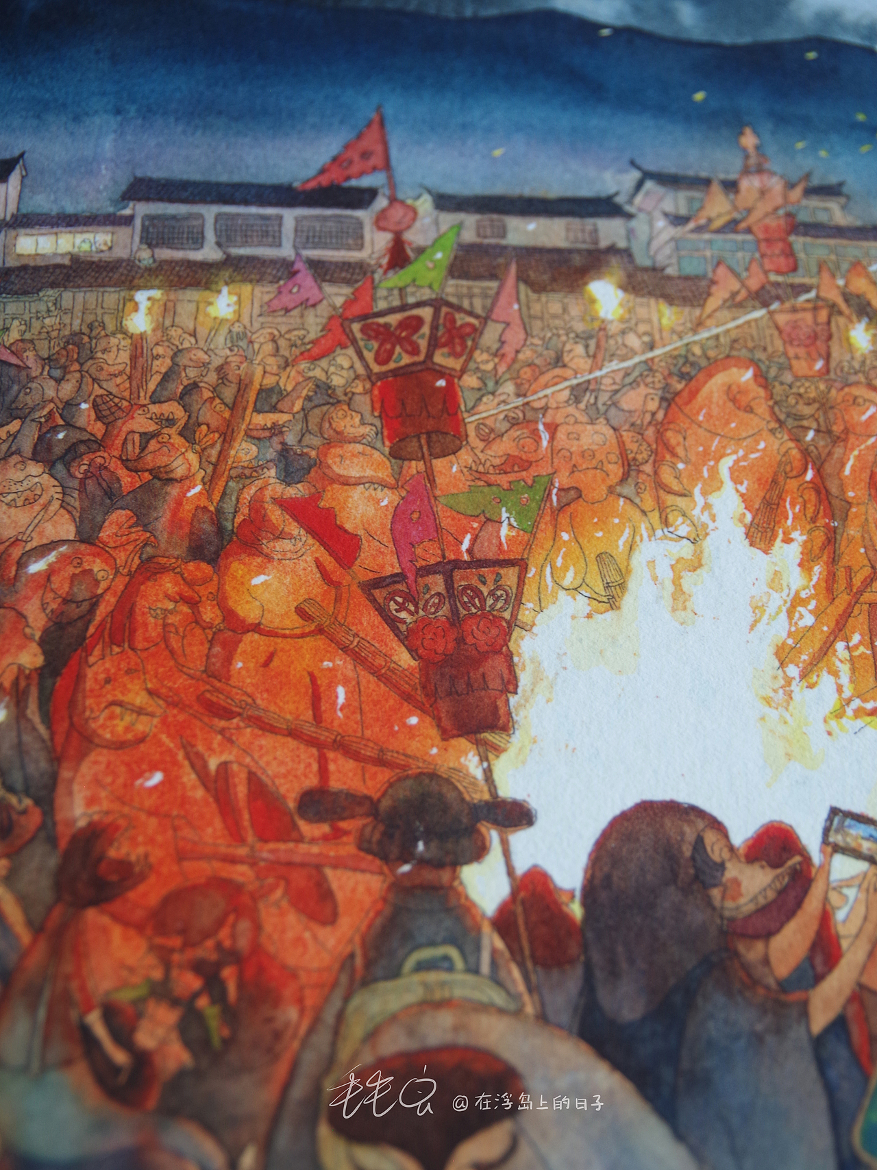 怪物大理5——平淡生活里隆重的浪漫（图ZMjExMjI1NTM2） - 商业插画 - 站酷设计师在浮岛上的日子原创素材 - 站酷ZCOOL