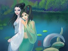 《青蛇劫起》同人和《热带往事》海报