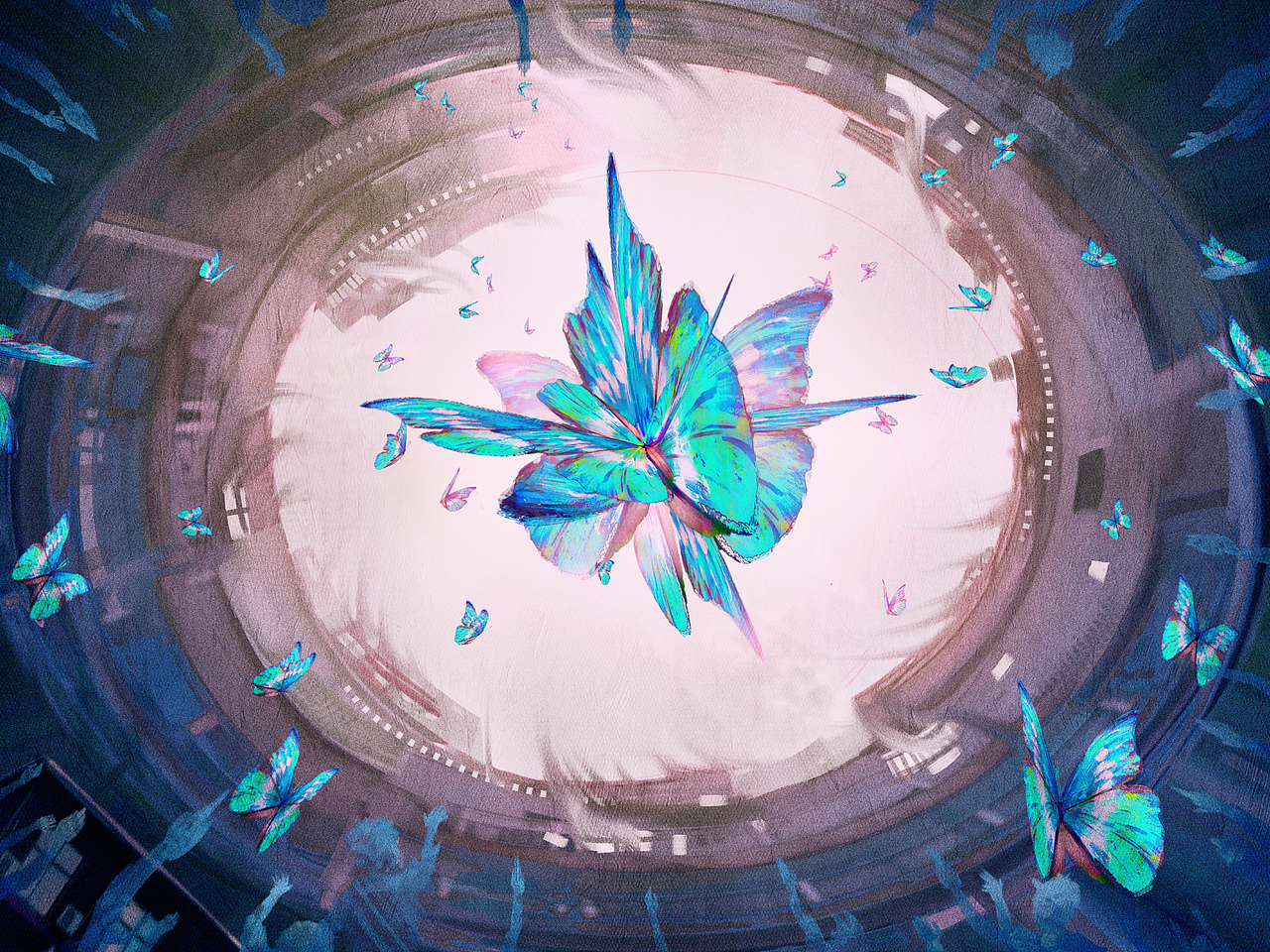 蝴蝶效应|插画|创作习作|狩野浤_原创作品-站酷zcool