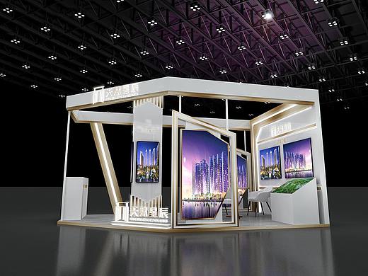 天賦星辰房地產(chǎn)展位展會效果圖設計（個人主頁-ZNTE3NDE5Mjg=） - 其他三維 - 站酷設計師思海設計原創(chuàng)素材 - 站酷ZCOOL