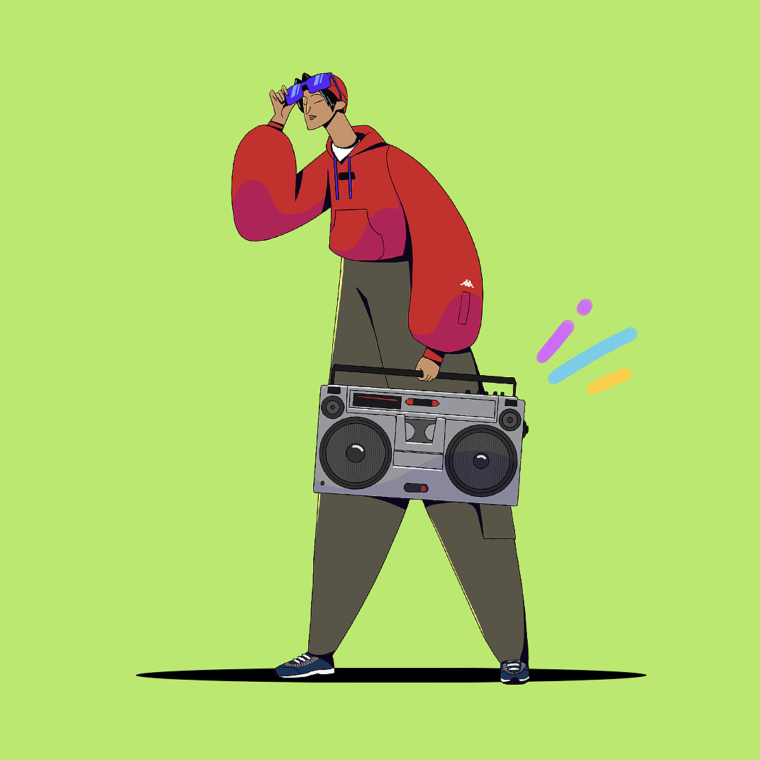 KAPPA 2020 春夏插图（图ZMjA1NzI2MTYw） - 商业插画 - 站酷设计师JazzyYuan原创素材 - 站酷ZCOOL