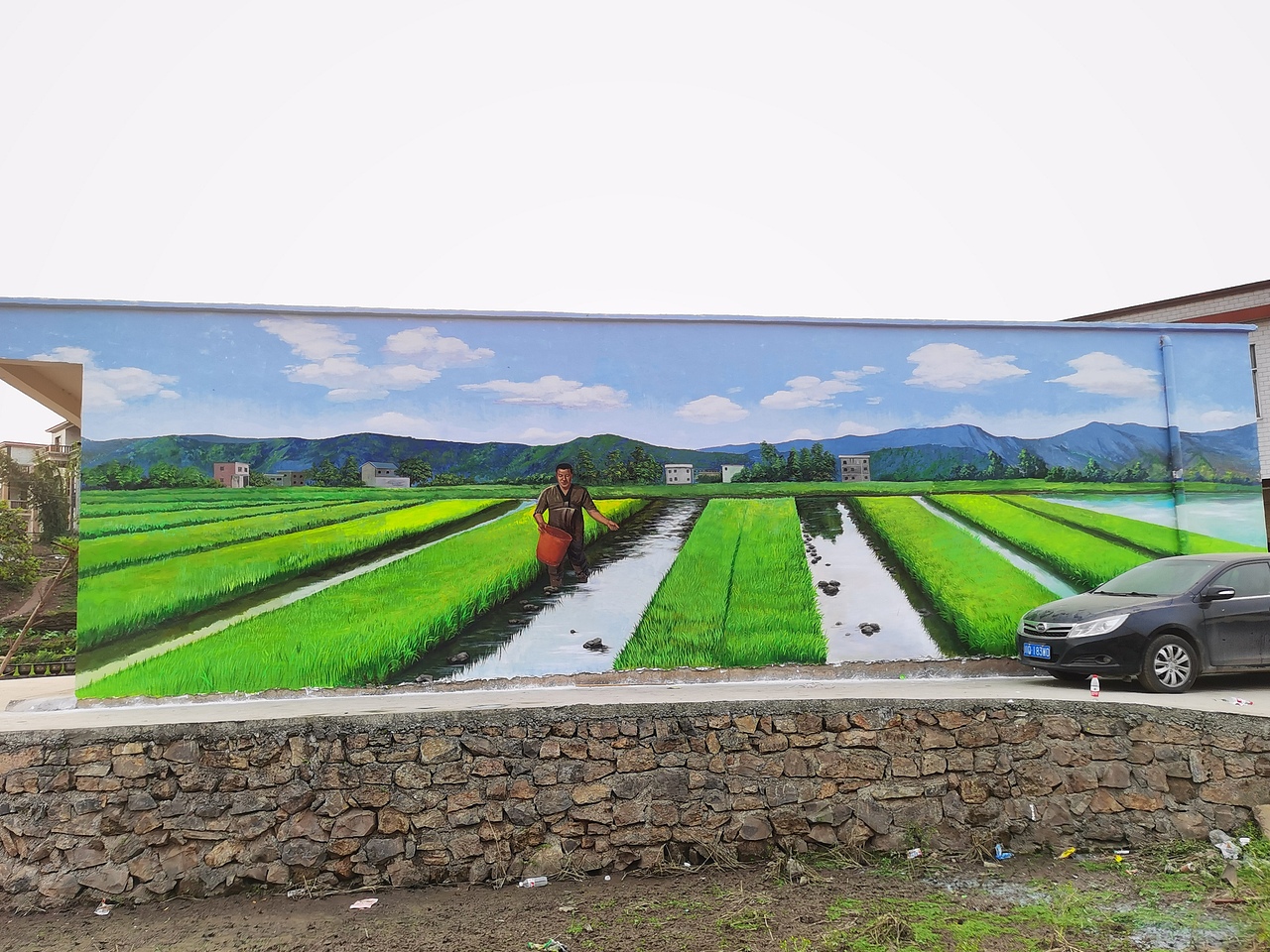 新农村墙绘,新农村壁画,乡村壁画,乡村文化墙