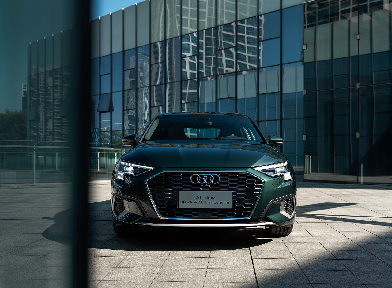 汽车修图audia3外景