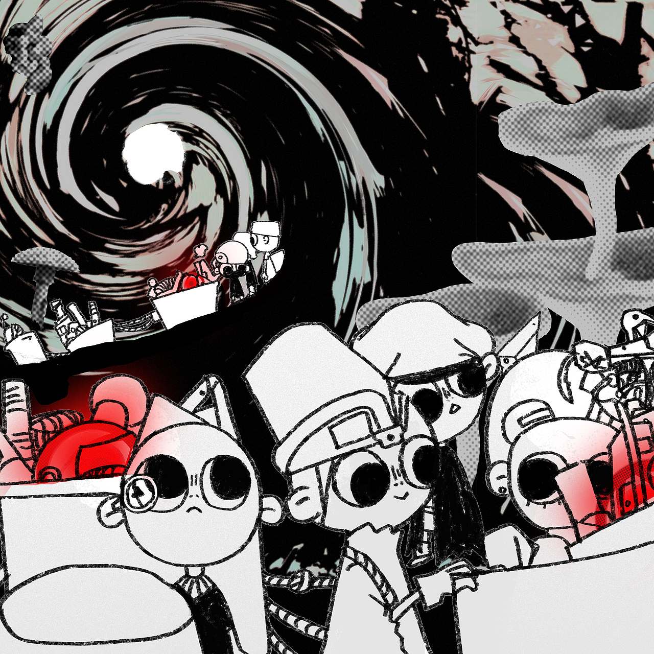 镜像王国（图ZMTkyNTUxNDc2） - 艺术插画 - 站酷设计师JETMonsters原创素材 - 站酷ZCOOL