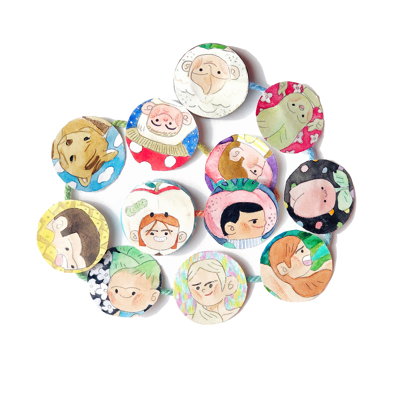 最近做的一本新绘本《人间礼物》