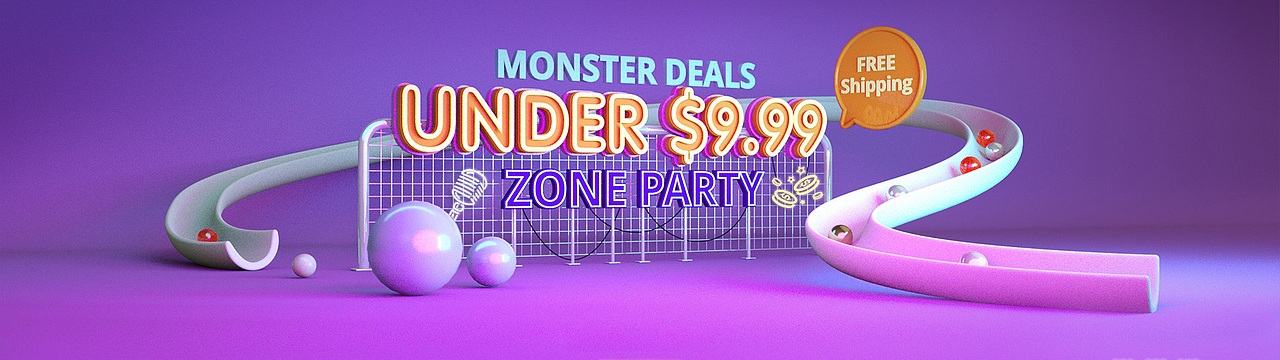 【集合】九月大促-霓虹灯风格