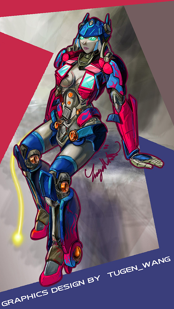 【新作创作中 先发张老作预热】电影版擎天柱娘机_铁渣是个好土根-站