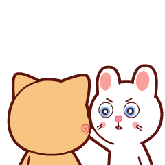 鼻心兔情侣斗图（图ZMTU2NTY3MjU2） - 网络表情 - 站酷设计师山海先生原创素材 - 站酷ZCOOL