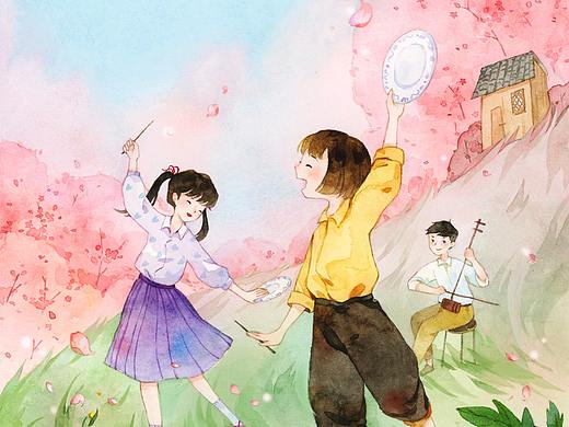 失传的艺术还能传承下去吗——《瓷碟的歌》子鵺坊插画