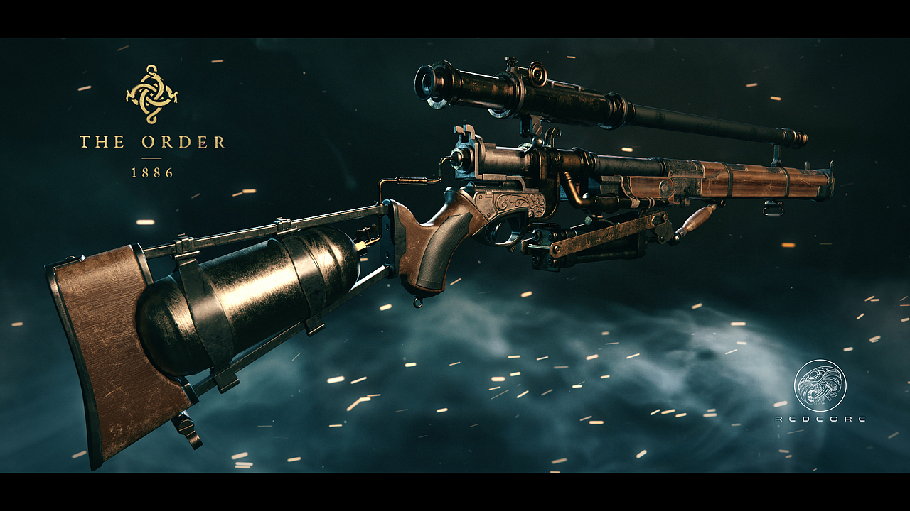 教团1886气步枪建模