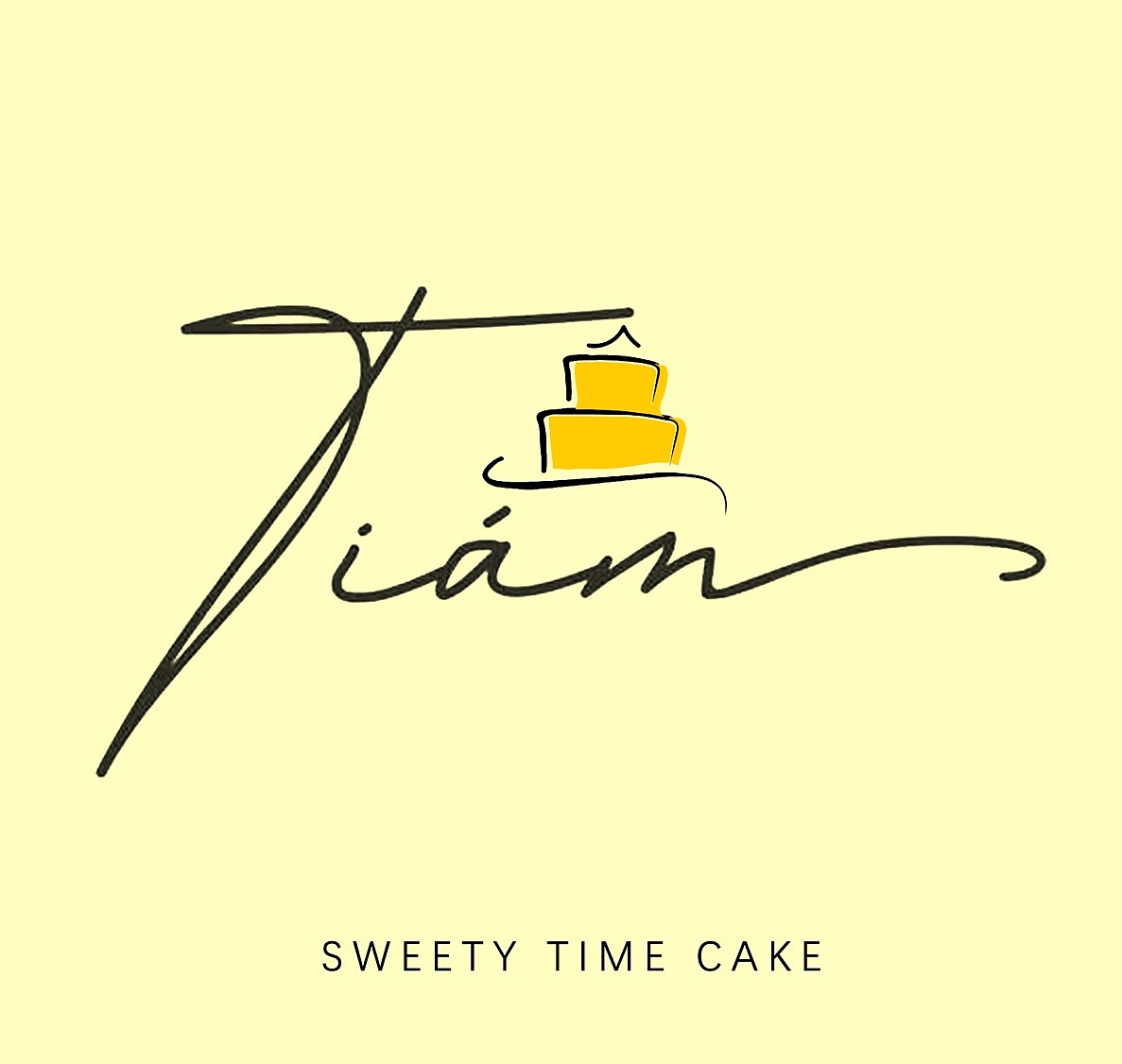 原创设计甜蜜时光蛋糕店logo