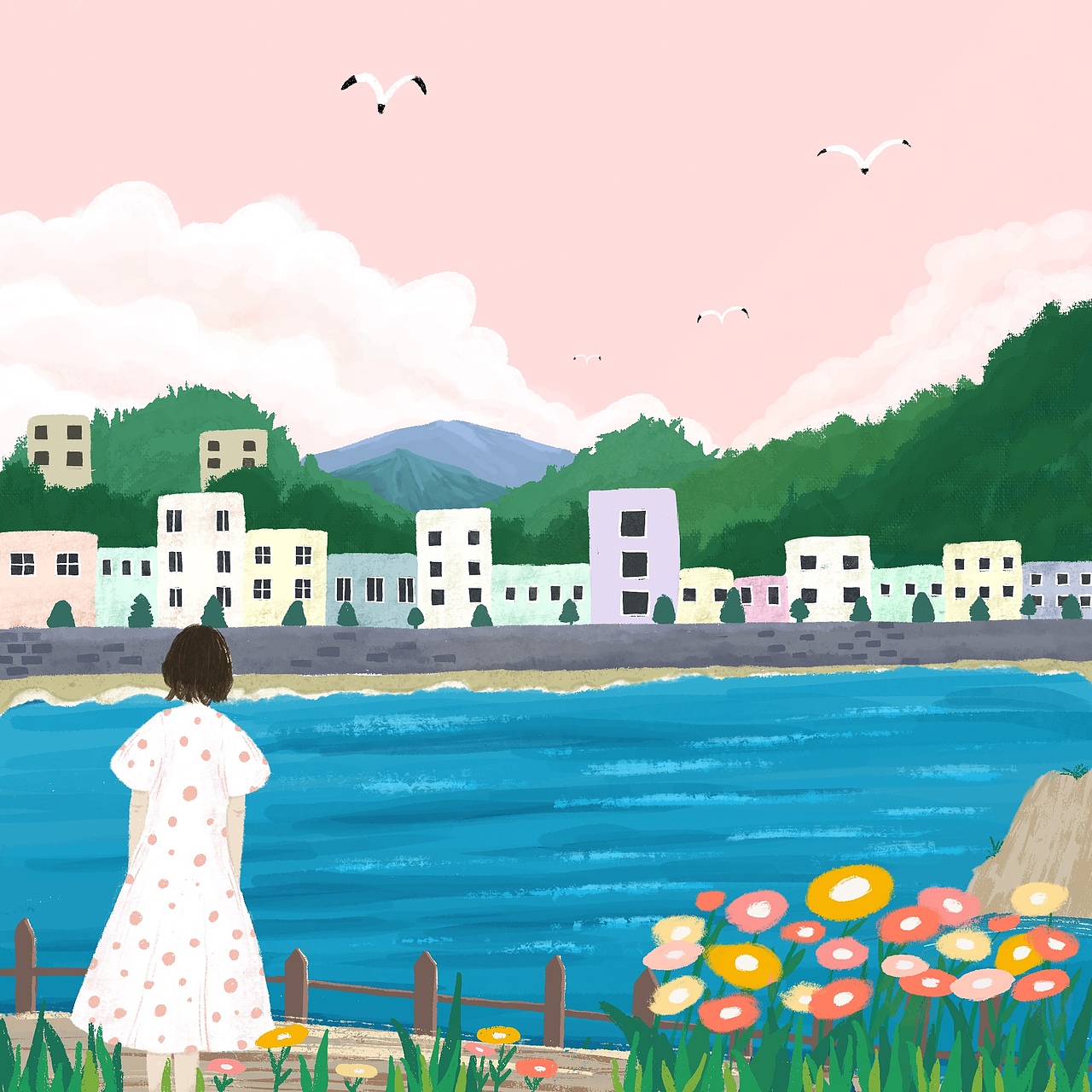 iPad插画|旅行