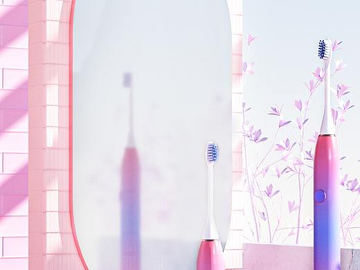 牙刷渲染（个人主页-ZNTUyMDMzODQ=） - 产品 - 站酷设计师Charliesu原创素材 - 站酷ZCOOL