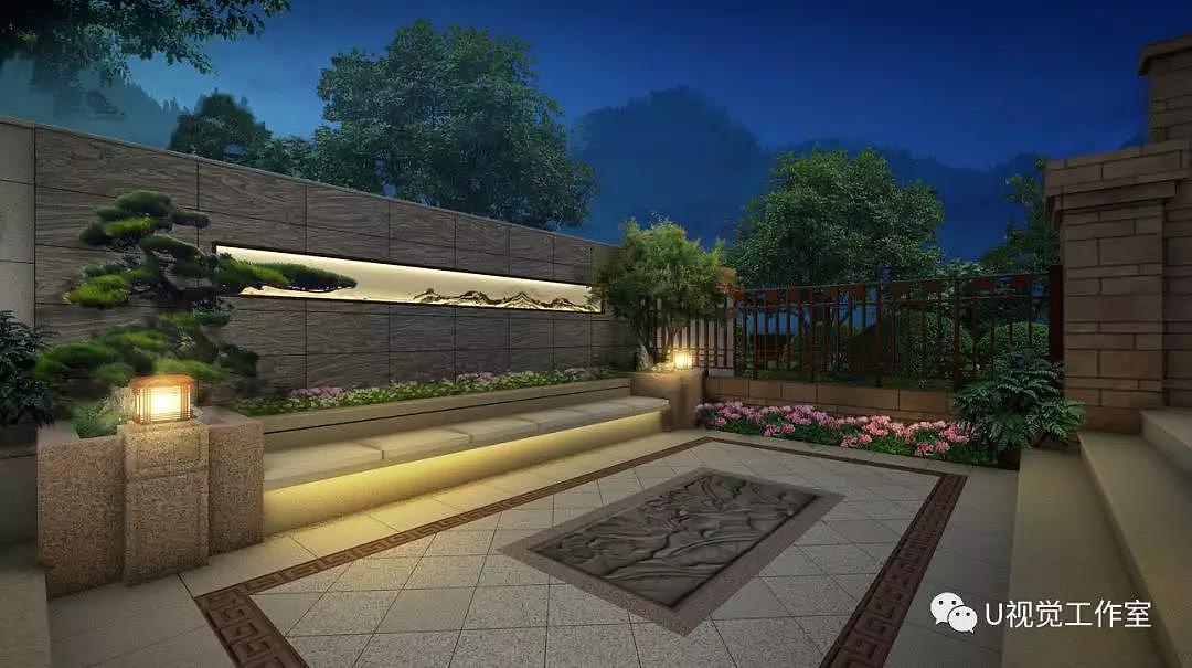 别墅花园设计（图ZMjA5MjU2NzI0） - 景观设计 - 站酷设计师Z34351419原创素材 - 站酷ZCOOL