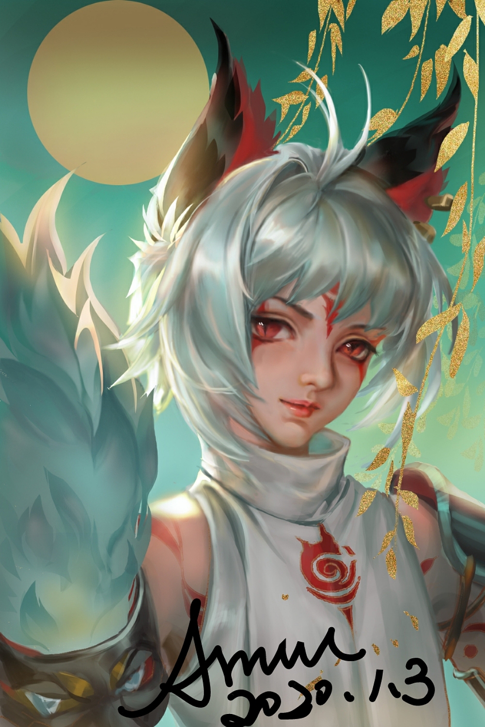 白藏主 再更新~|插画|创作习作|amiu01_原创作品-站酷zcool