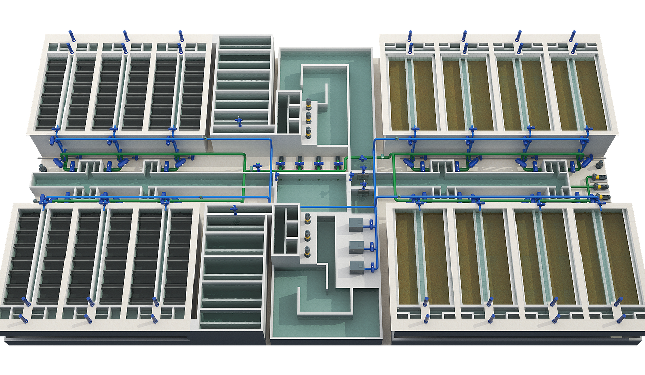 水厂三维效果图（图ZMzYwMjkxMzU2） - 人机交互 - 站酷设计师雪12321原创素材 - 站酷ZCOOL