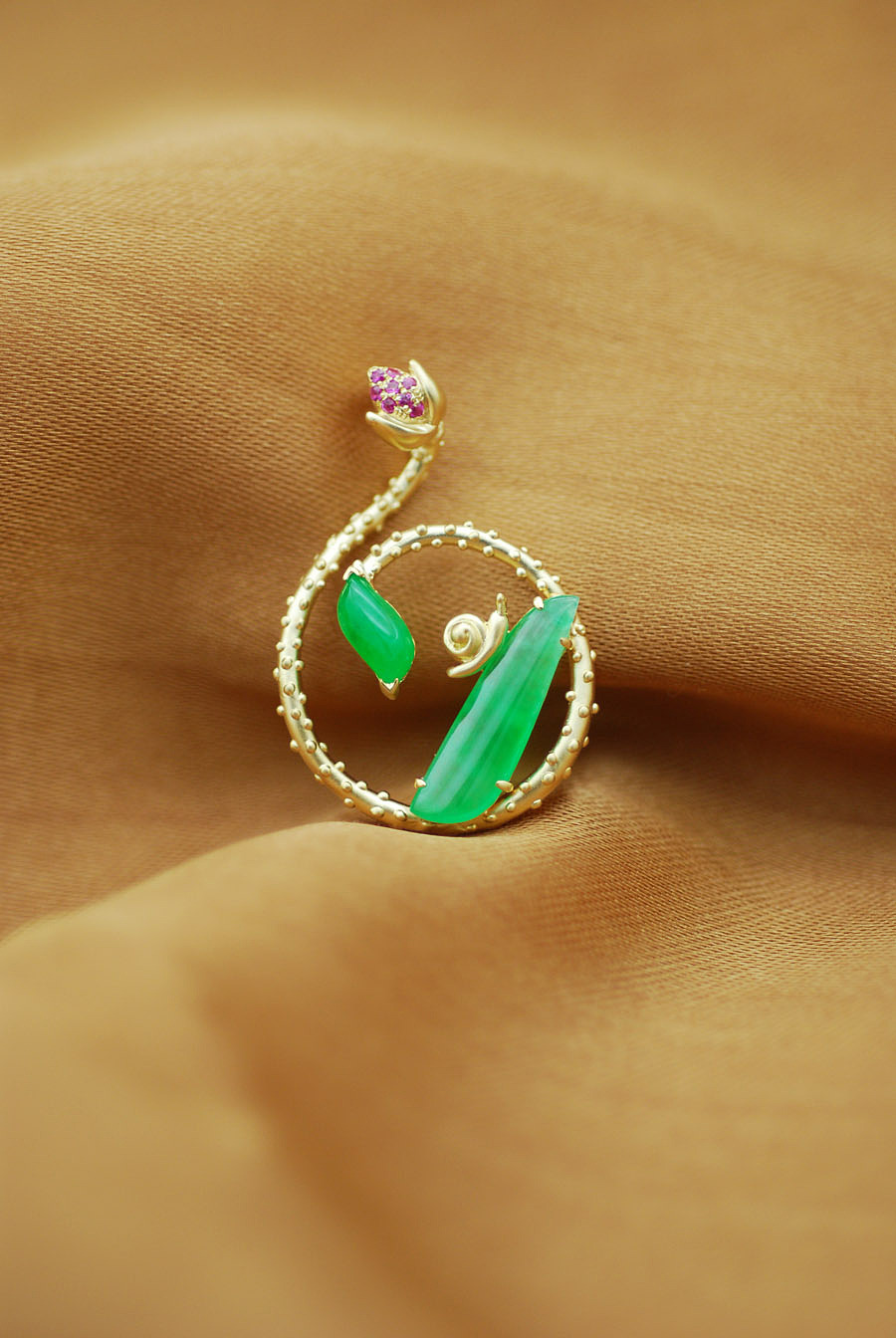 珠宝定制,翡翠设计,代波军艺术珠宝定制作品