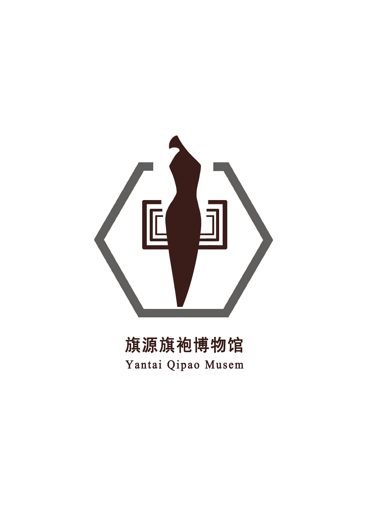 旗袍logo素材图片