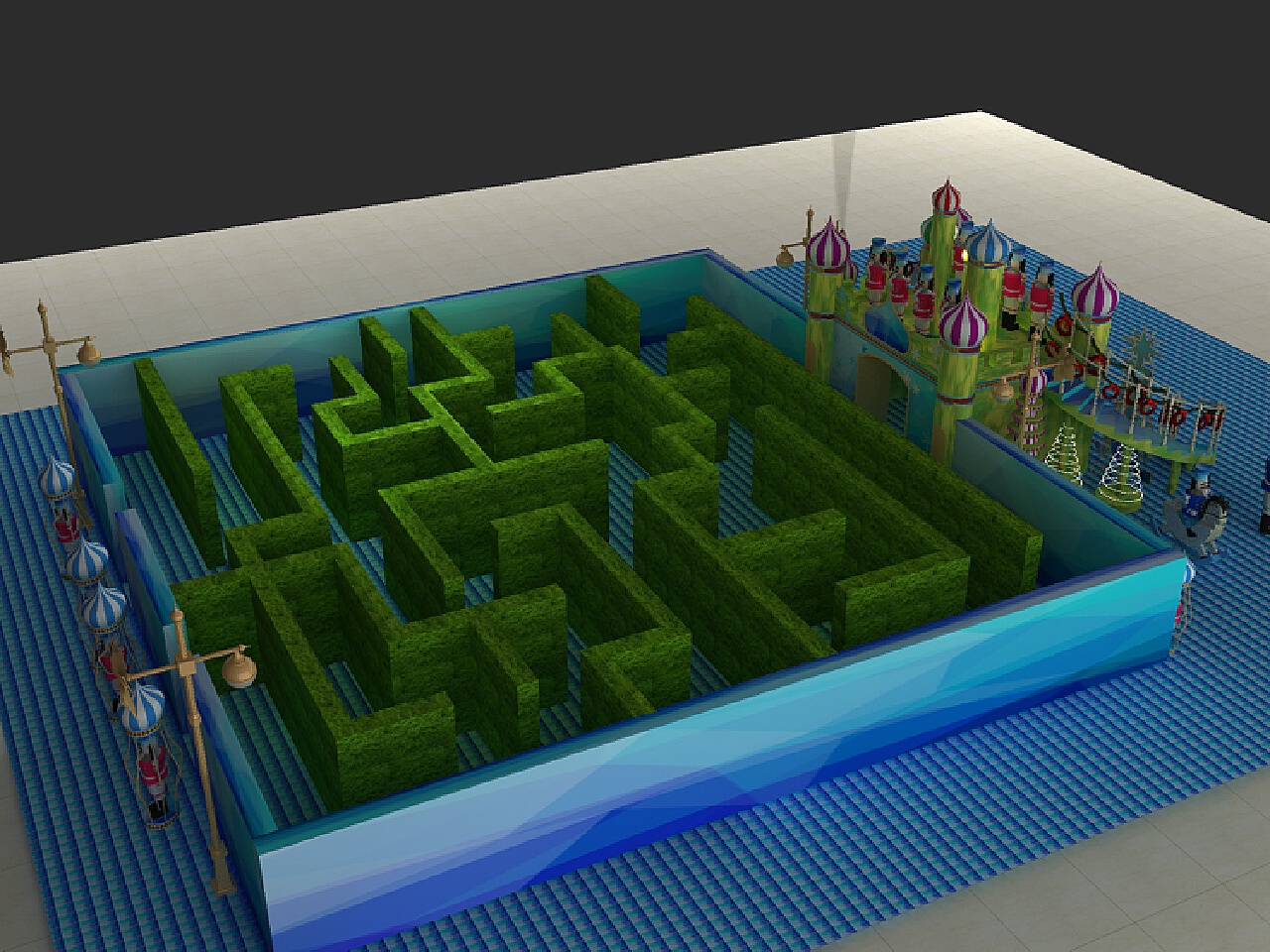 绿林迷宫概念设计图