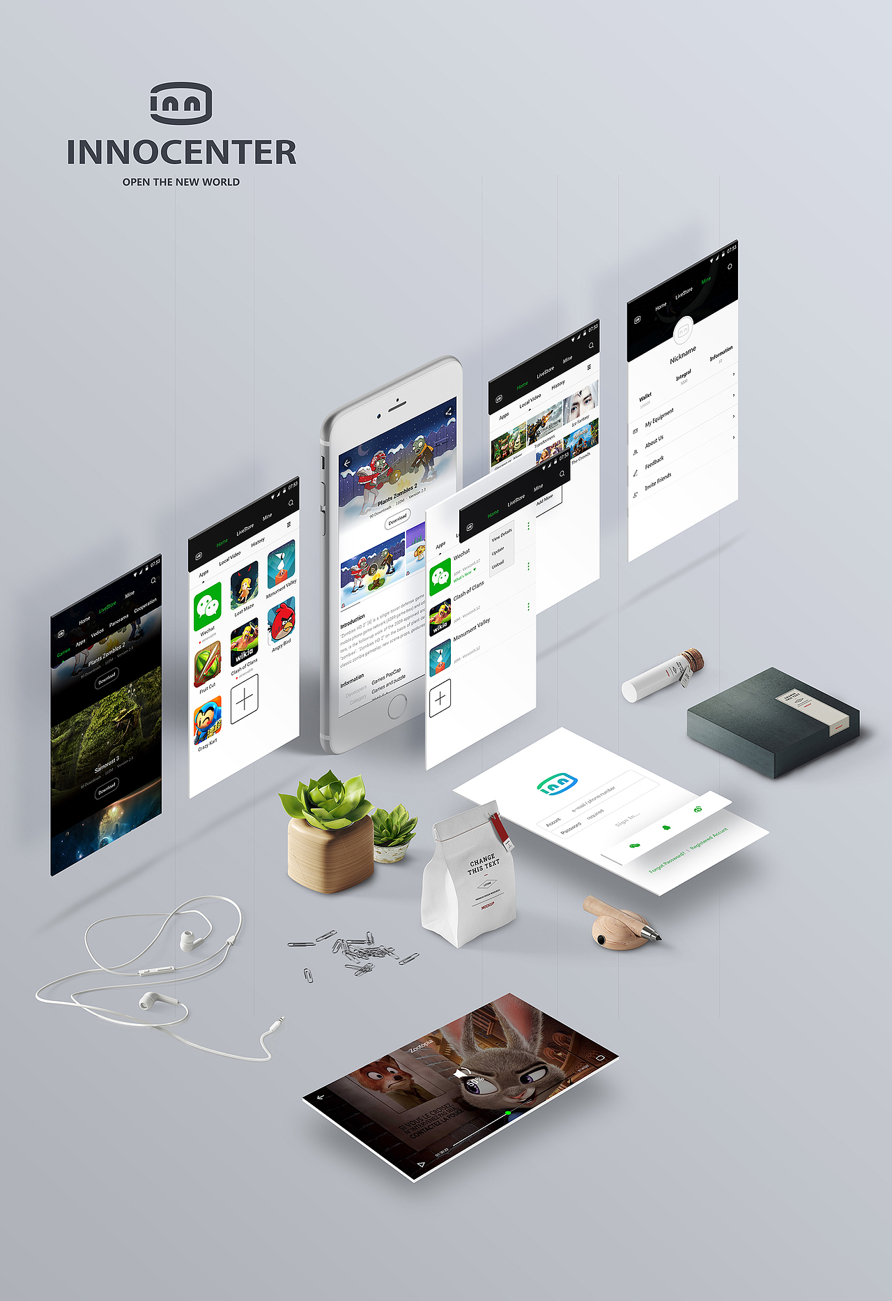 INNOCENTER — VR資源整合平臺(tái)（圖ZNjQ5NzYyMTY=） - 其他UI - 站酷設(shè)計(jì)師馬鞍山陳壯士原創(chuàng)素材 - 站酷ZCOOL