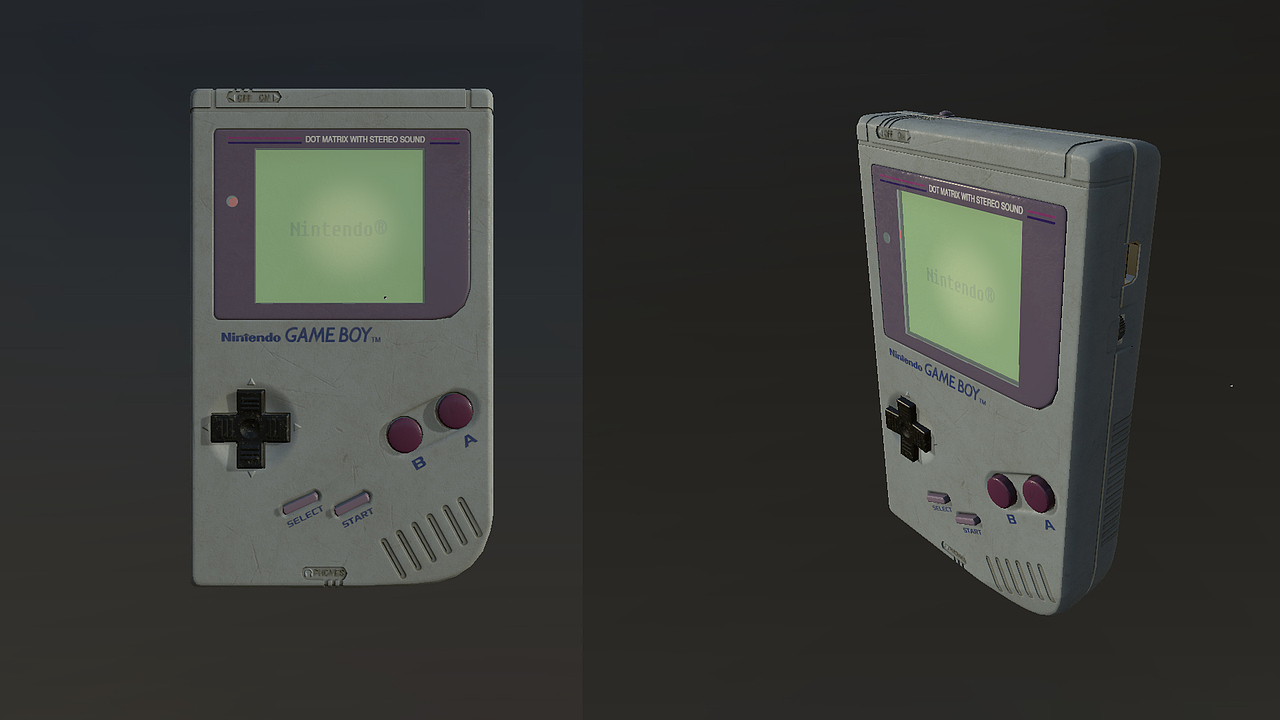 Gameboy Classic (3DX MAX +Substance Painter)