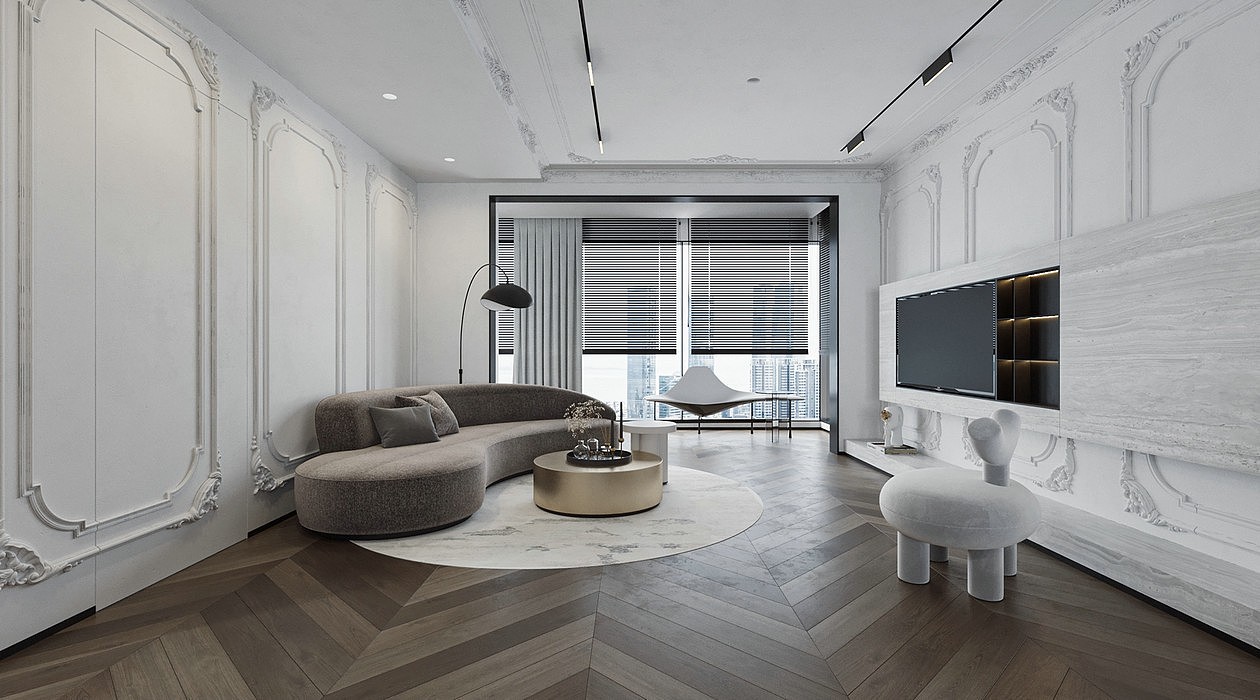 白色系空间 打造雅致惬意的空间。