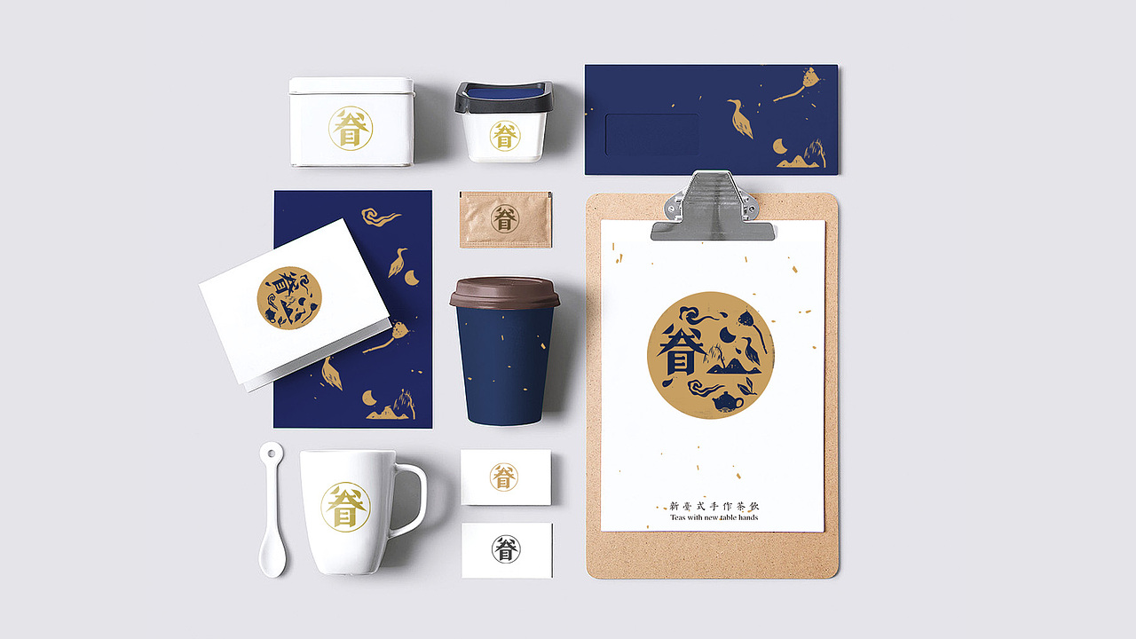 眷叶茶饮（图ZMTQ3MDAzNTI0） - 品牌 - 站酷设计师赤山碧水品牌原创素材 - 站酷ZCOOL