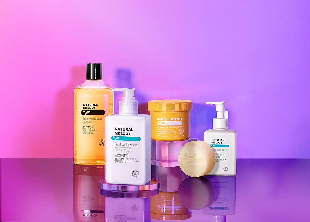 自然旋律 X木鸣--化妆品静物场景拍摄精修图