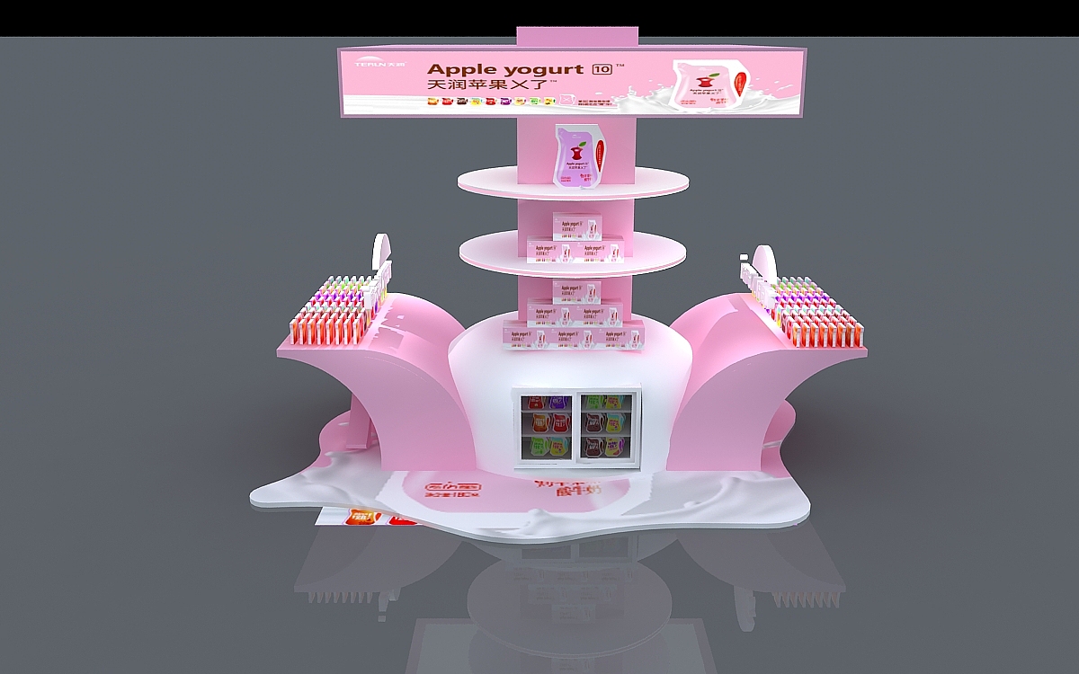 天润酸奶产品-堆头（图ZMjE4NzU5ODE2） - 其他 - 站酷设计师珊珊珊33原创素材 - 站酷ZCOOL
