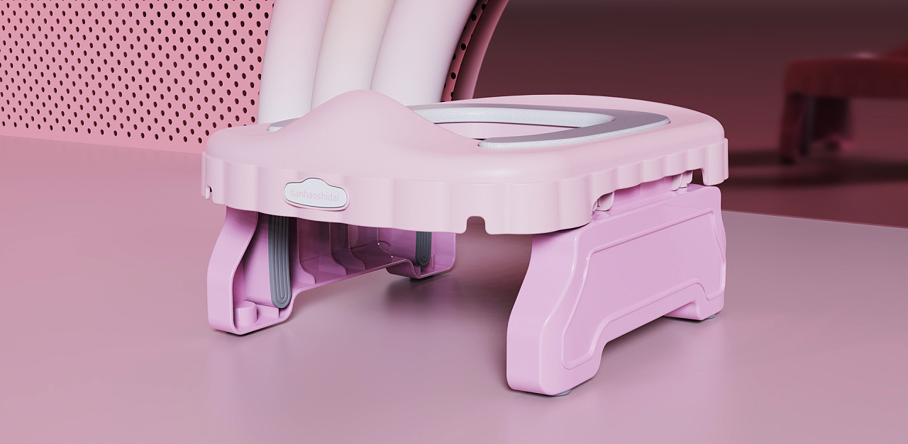 (折叠便携)儿童坐便器|工业/产品|生活用品|乔恩特工业设计 - 原创