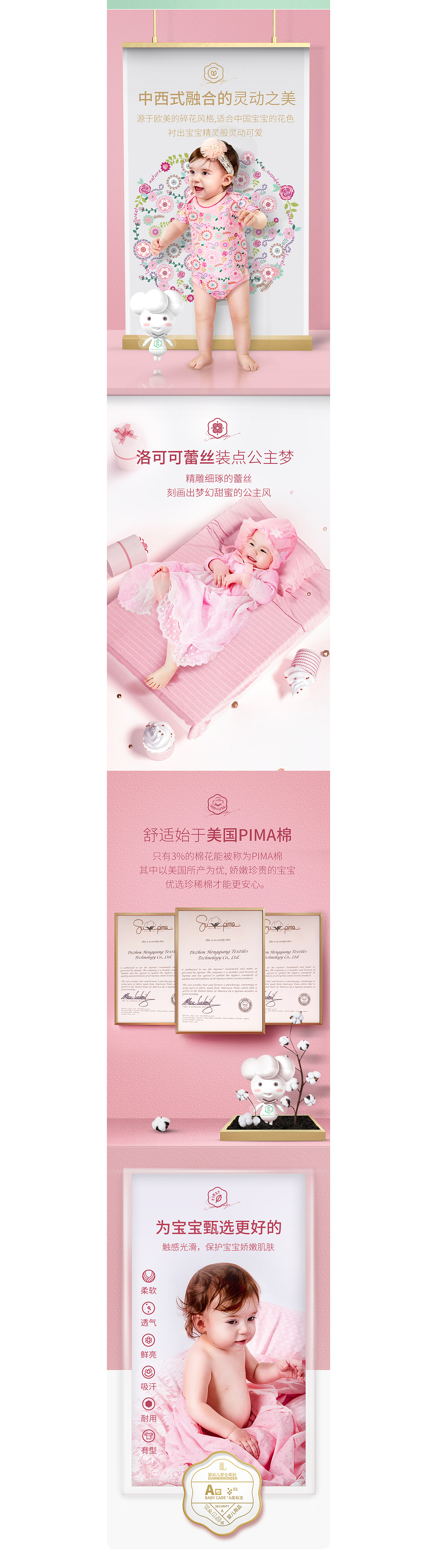 夏生婴童服饰✖电商品牌新视觉（图ZMTY4NTQ0MDMy） - 电商 - 站酷设计师钢铁傲椒原创素材 - 站酷ZCOOL
