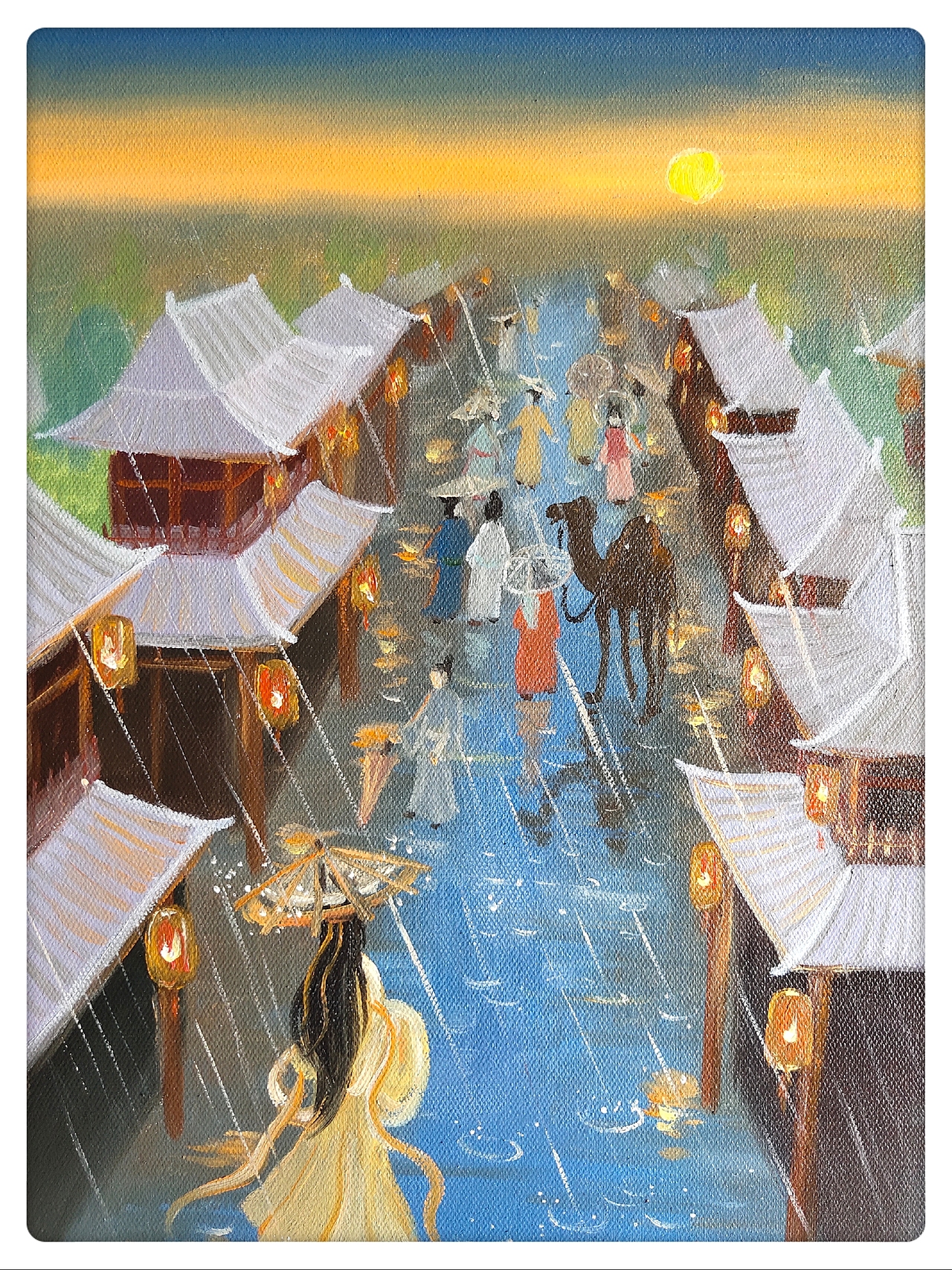 洛阳八大景——8铜驼暮雨