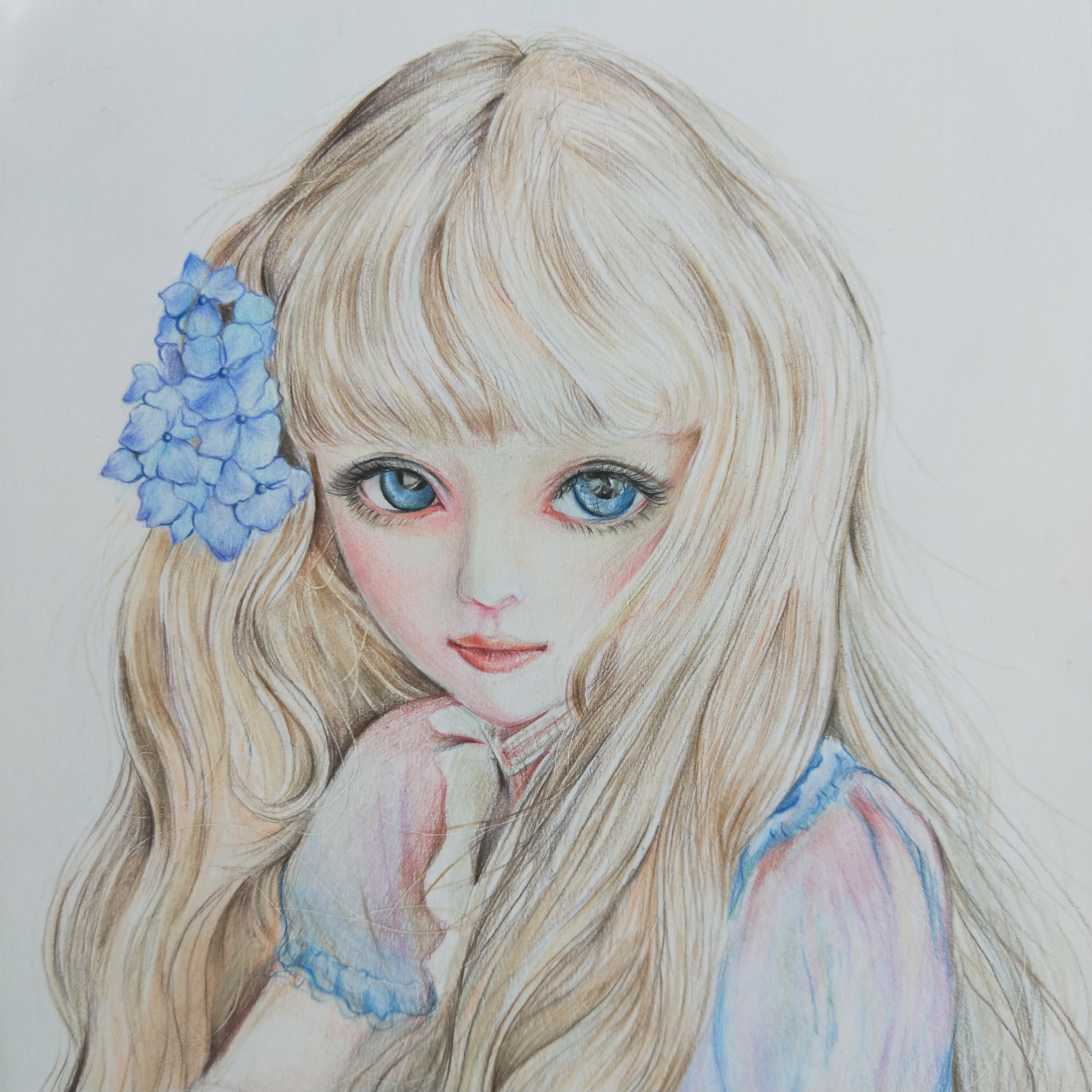 彩铅手绘人偶.|纯艺术|绘画|z13253449_原创作品-站酷zcool