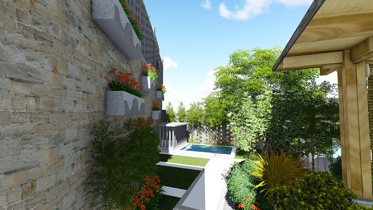 别墅（图ZMjQyMDAxNzQ4） - 景观设计 - 站酷设计师Z89392876原创素材 - 站酷ZCOOL