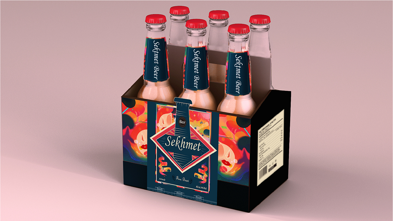Sekhmet啤酒包装设计