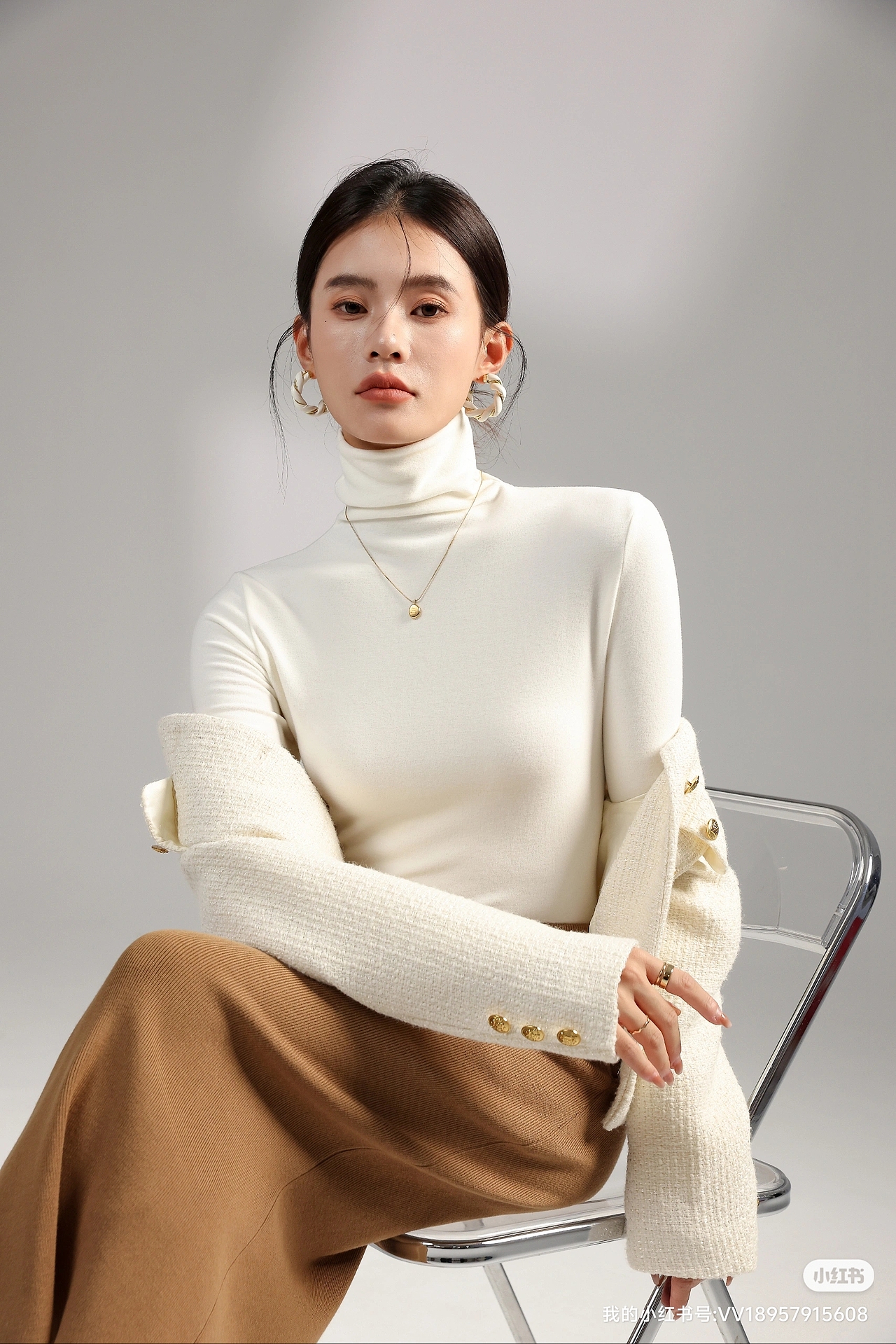 气场强大的大女主来了|打底衫拍摄|客片分享